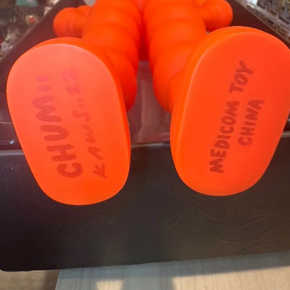 KAWS CHUM OPEN EDITION—Neon Orange - Picture 5 of 5